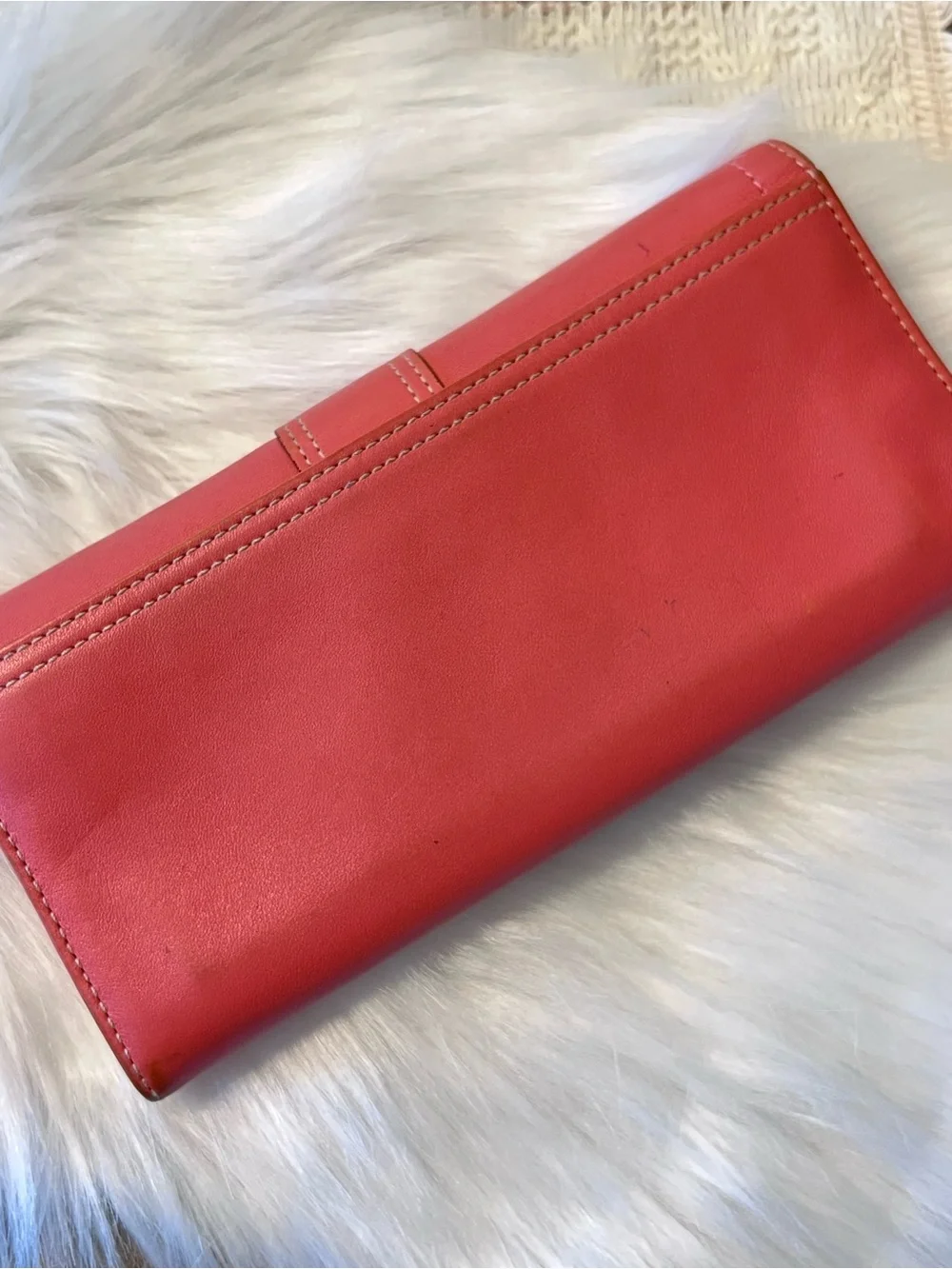 Coach Y2K Pink Soho Buckle Wallet